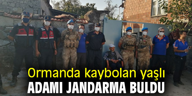 Alzheimer hastası yaşlı adamı jandarma buldu