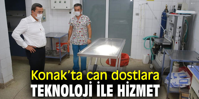 Konak Belediyesi'nden can dostlara teknoloji ile hizmet