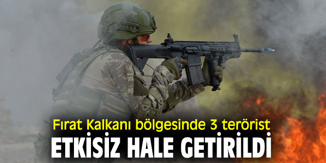 3 terörist etkisiz hale getirildi