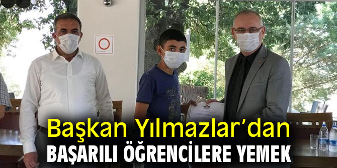 Başkan Yılmazlar’dan Başarılı Öğrencilere Yemek