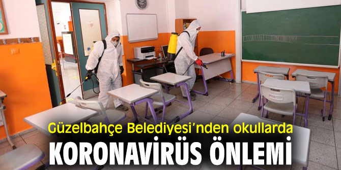 Güzelbahçe'de okullarda salgın  Önlemi