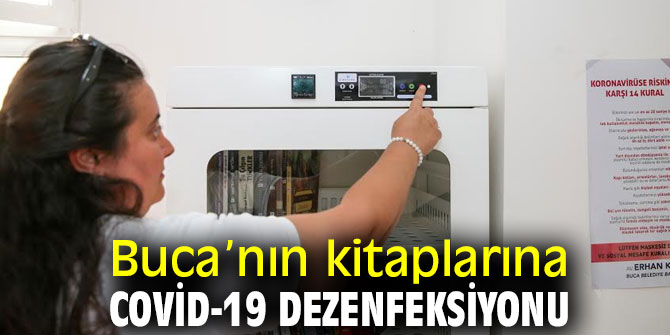 Buca Belediyesi Kütüphanesi’nde özel sterilizasyon önlemi