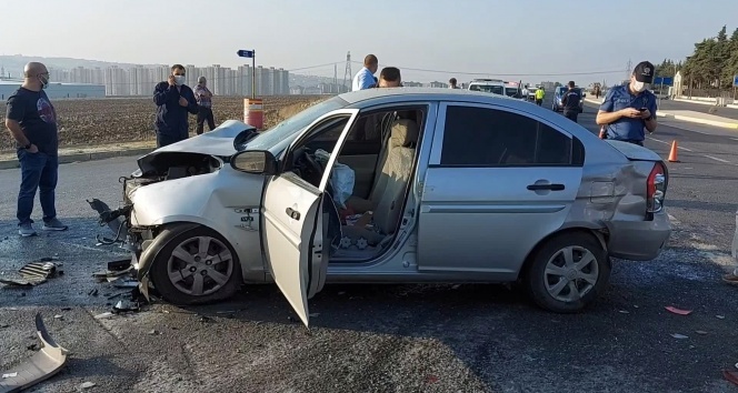 Servis kaza yaptı: 2'si ağır 8 yaralı