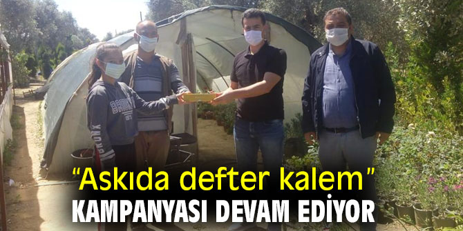 “Askıda defter kalem” kampanyası devam ediyor