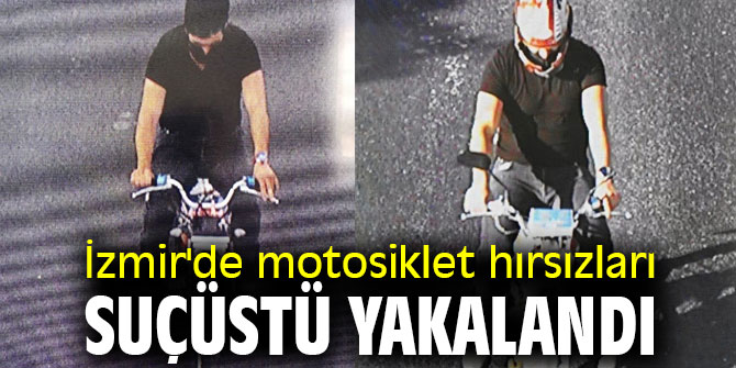 Motosiklet hırsızlarına suçüstü!