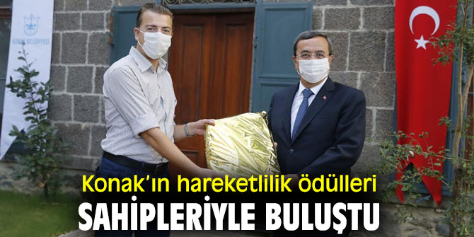 Konak’ın hareketlilik ödülleri verildi