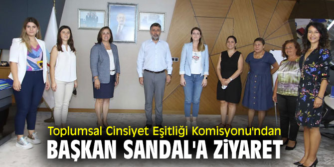Toplumsal Cinsiyet Eşitliği Komisyonu'ndan Başkan Sandal'a ziyaret