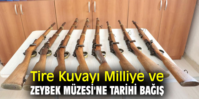 Tire Kuvayı Milliye ve Zeybek Müzesi'ne Tarihi Bağış 