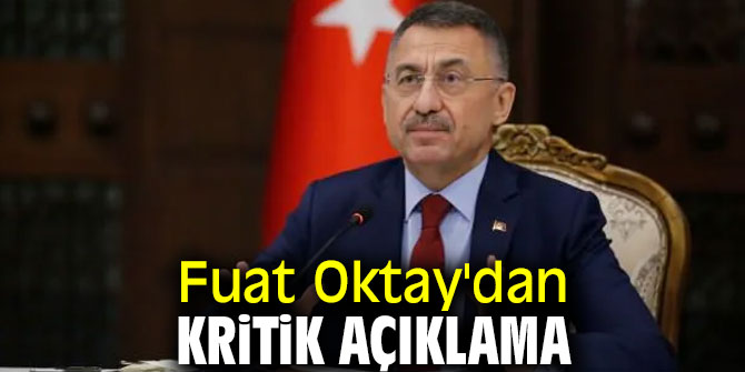 Cumhurbaşkanı Yardımcısı Oktay'dan kritik açıklama