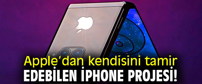 Bu iPhone'lar kendini tamir edecek!