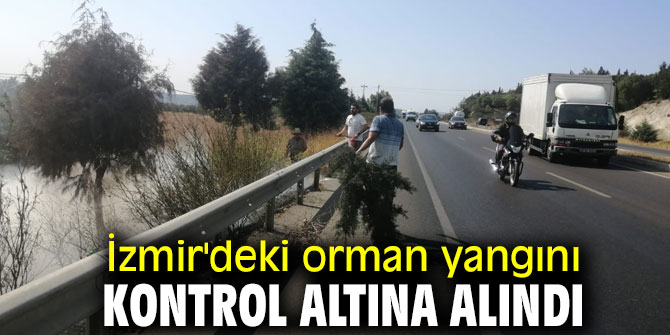 Aliağa'daki orman yangını kontrol altına alındı!