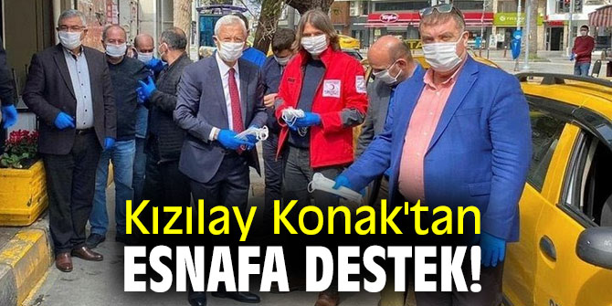 Kızılay Konak'tan esnafa destek!