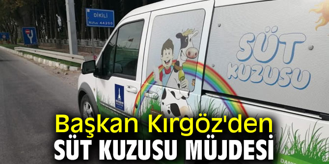 Başkan Kırgöz'den süt kuzusu müjdesi