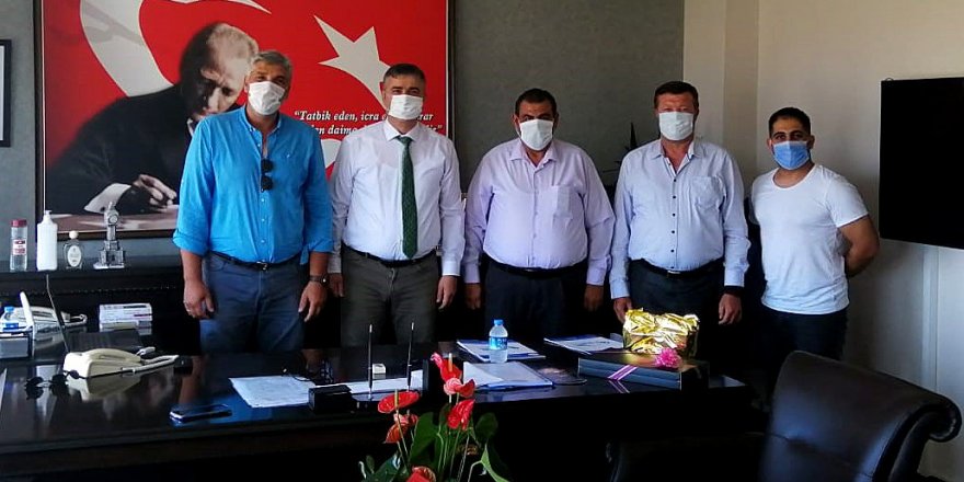 Çeşme Romanlar Derneği'nden Çeşme Kaymakamı'na ziyaret