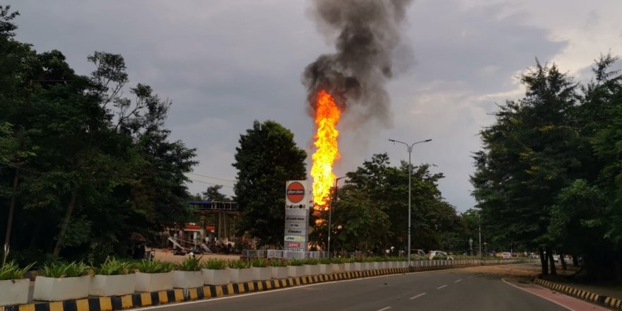 Benzin istasyonunda patlama! 8 yaralı