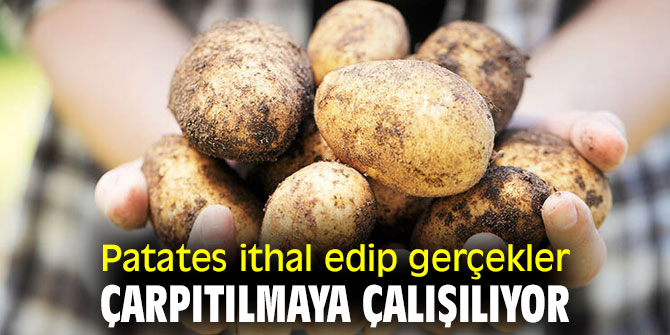  Patates ithal edip gerçekler çarpıtılmaya çalışılıyor