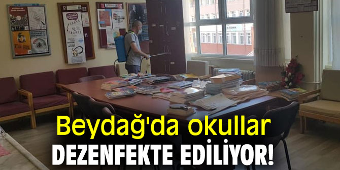 Beydağ Belediyesi, okulları dezenfekte etti!
