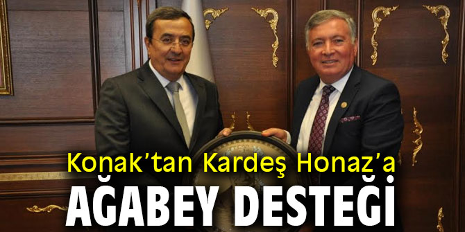Konak’tan Honaz’a destek