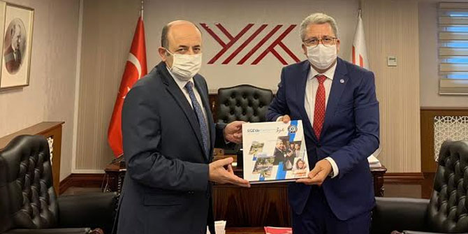 Rektör Budak'tan YÖK başkanına ziyaret