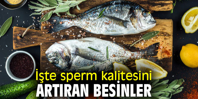 İşte sperm kalitesini artıran besinler