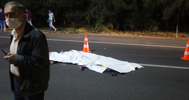 Yola fırladı! Feci şekilde can verdi