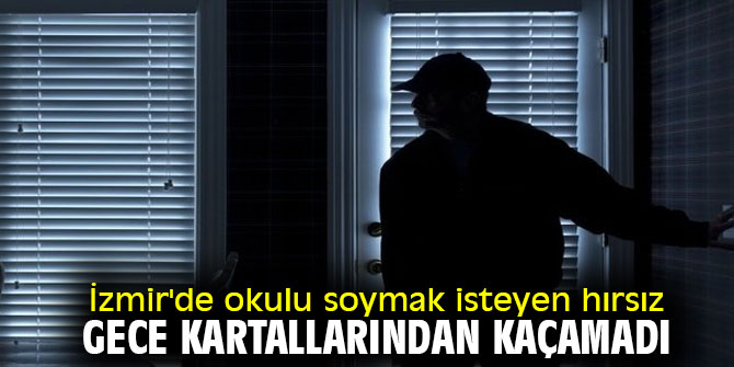 İzmir'de hırsız gece kartallarından kaçamadı!