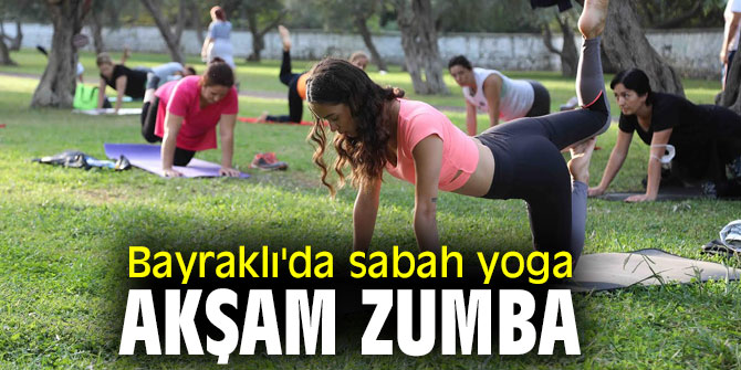 Bayraklı'da spor zamanı