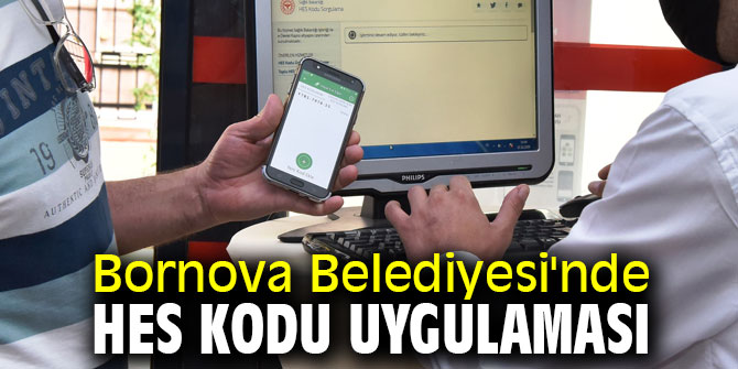 Bornova Belediyesi'nde HES kodu uygulaması