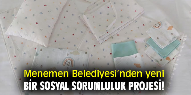 Menemen Belediyesi’nden yeni bir sosyal sorumluluk projesi!