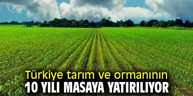 Türkiye tarım ve ormanının 10 yılı İzmir'de masaya yatırılıyor