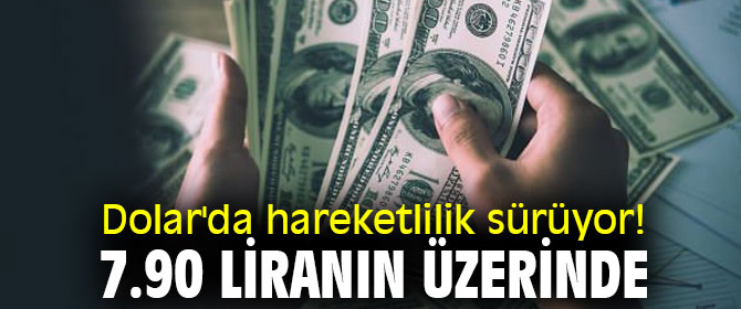 Dolar'da hareketlilik sürüyor! 7.90 liranın üzerinde