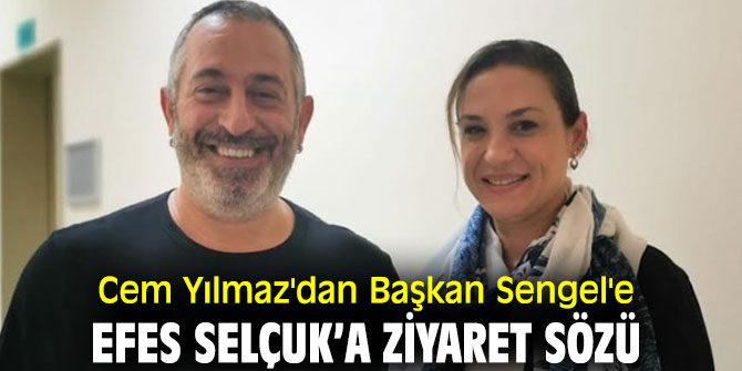 Cem Yılmaz, Başkan Sengel'e söz verdi! 