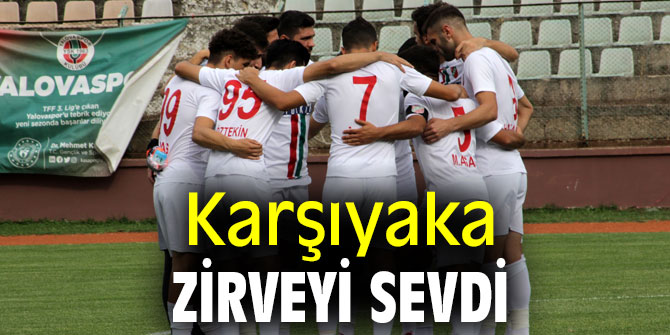 Karşıyaka, Yalovaspor'u 1-0 mağlup etti