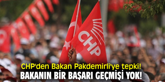 CHP'den Bakan Pakdemirli'ye tepki! 