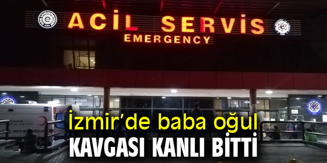Baba oğul kavgası kanlı bitti