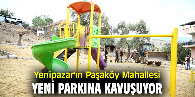 Yenipazar'ın Paşaköy Mahallesi Yeni Parkına Kavuşuyor