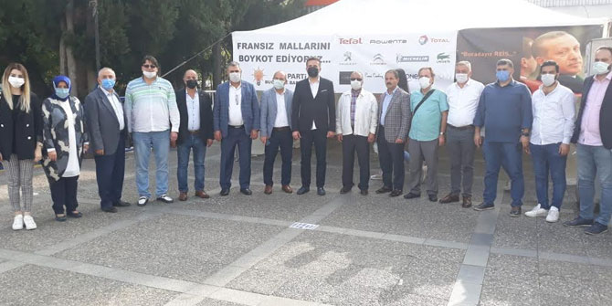 Ak Partililer Buca’da Fransa’yı kınadı