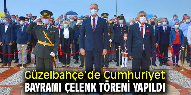 Güzelbahçe’de Cumhuriyet Bayramı Çelenk Töreni!