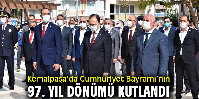 Kemalpaşa’da Cumhuriyet Bayramı’nın 97. Yıl Dönümü Kutlandı