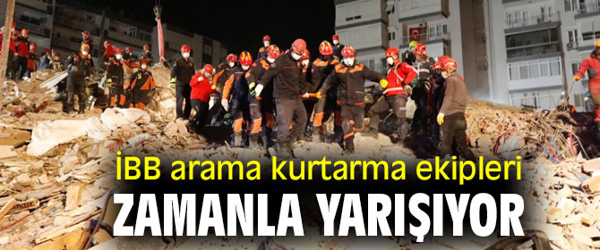 İstanbul Büyükşehir Belediyesi ekipleri zamanla yarışıyor!