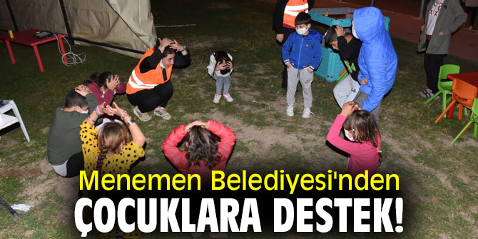 Menemen Belediyesi'nden çocuklara destek!