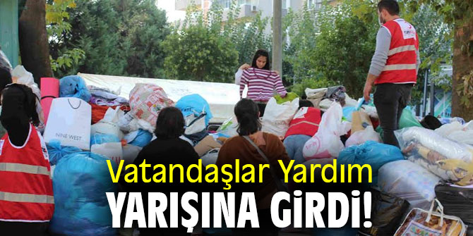 Vatandaşlar Yardım Yarışına Girdi!