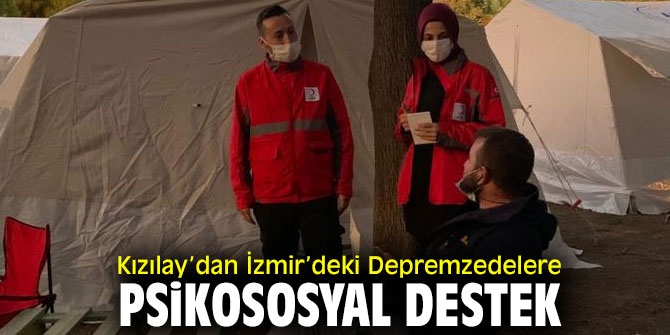 Türk Kızılay'ından Depremzedelere Psikososyal Destek
