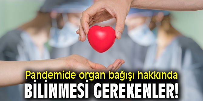 Pandemide organ bağışı hakkında bilinmesi gerekenler!