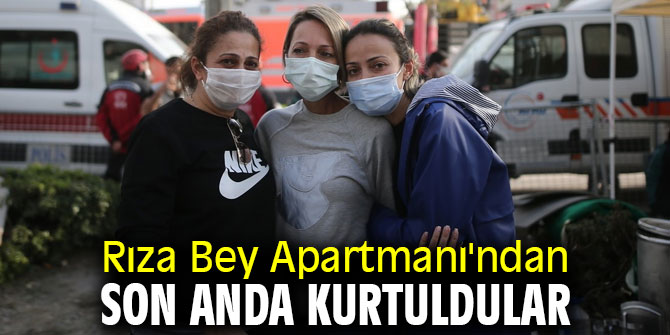 Depremden 2 saniye ile kurtuldular