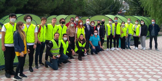 Rotary'den 100 çadırlık yaşam alanı