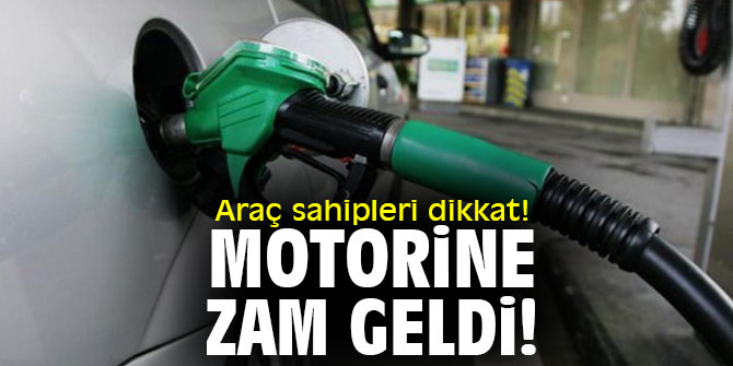 Araç sahipleri dikkat! Motorine 10 kuruş zam geldi!