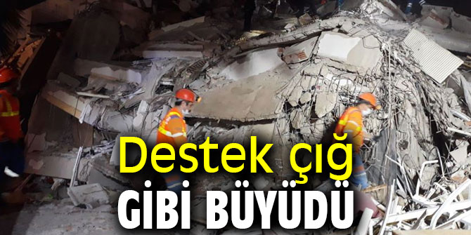 Destek çığ gibi büyüdü