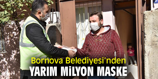 Bornova Belediyesi, ücretsiz maske dağıtıyor!