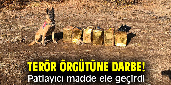 Terör örgütüne darbe! Patlayıcı madde ele geçirdi